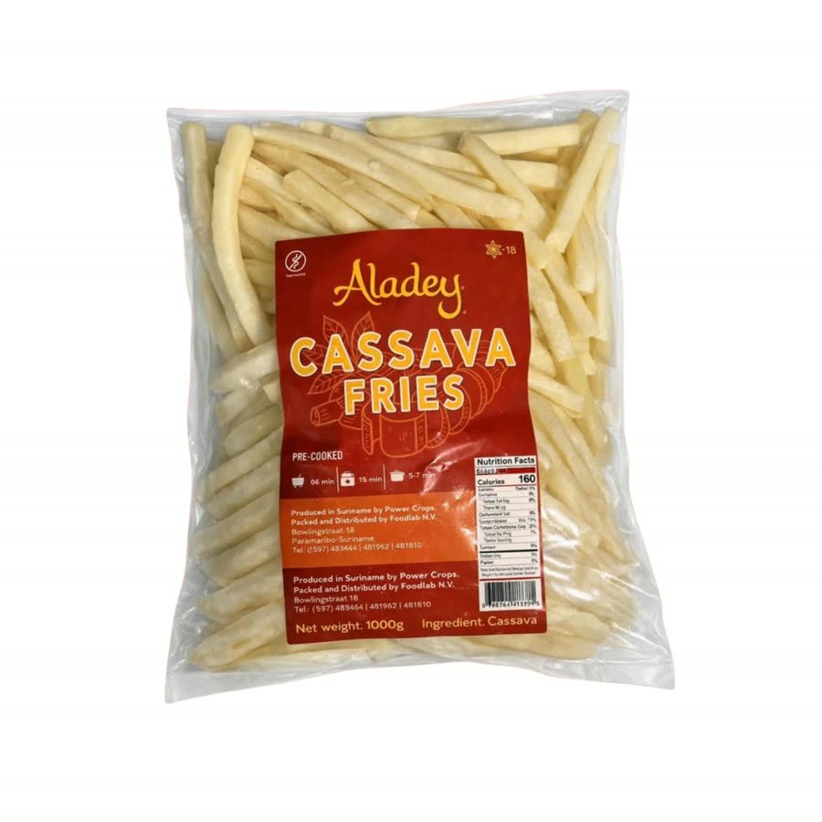 Aladey Cassava Fries, 1000 g pack